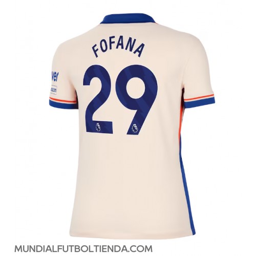 Camiseta Chelsea Wesley Fofana #29 Segunda Equipación Replica 2024-25 para mujer mangas cortas